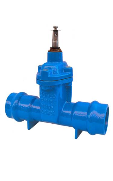 Vanne à opercule caoutchouc pour tuyau PVC