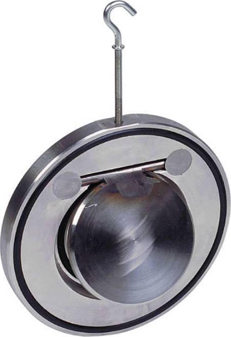 CLAPET ANTI-RETOUR ENTRE BRIDES SIMPLE BATTANT