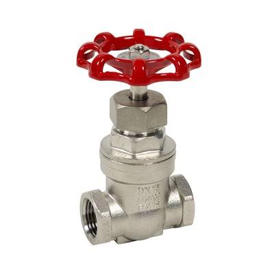 Vanne à passage direct inox taraudée