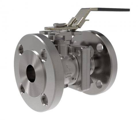 Robinet à boisseau sphérique split-body inox à brides