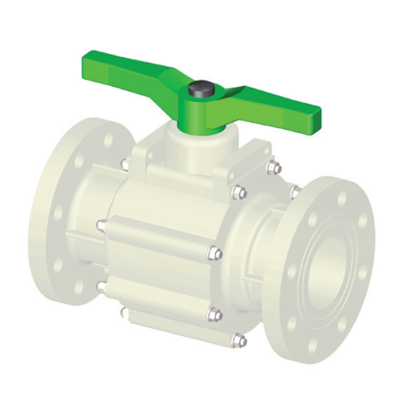 ROBINET BOISSEAU SPHERIQUE PLASTIQUE SAFI® PVDF