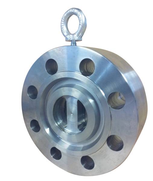 CLAPET ANTI-RETOUR ENTRE BRIDES DOUBLE BATTANT INOX SECURITE FEU