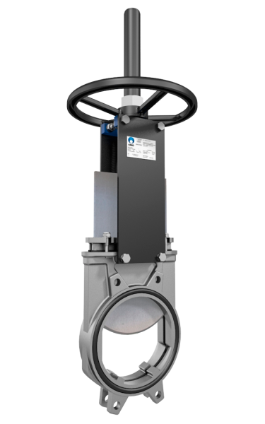 Vanne à guillotine unidirectionnelle inox CMO série AB